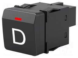 Switch: push-button; Pos: 2; SPST-NO; 0.05A/12VDC; OFF-(ON); 09