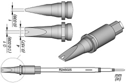 Tip; special; 4x1mm