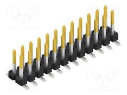 Connector: pin strips; pin header; male; PIN: 24; 2.54mm; SMT; 2x12