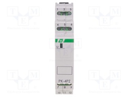 Relay: electromagnetic; Uswitch: max.250VAC; Ioper.max: 8A; IP20
