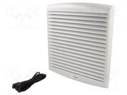 Fan: AC; axial; 230VAC; 165m3/h; 50dBA; IP54; 268x248x104mm