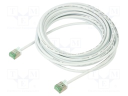 Patch cord; U/FTP; Cat 8.1; stranded; Cu; LSZH; white; 5m; 32AWG