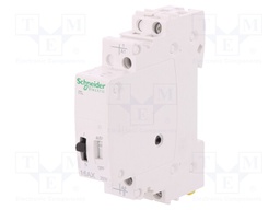 Relay: installation; bistable; NO; Ucoil: 24VAC; Ucoil: 12VDC; 16A