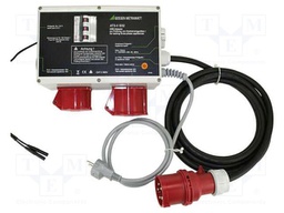Three-phase adapter; Urated: 300V; 285x220x128mm; Imax: 40A