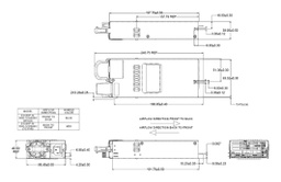 Power supply: switched-mode; for building in; 1.6kW; 12VDC; 133A