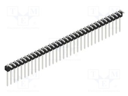 Connector: pin strips; pin header; male; PIN: 33; 2.54mm; THT; 1x33