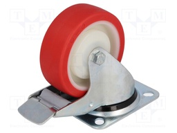 Transport wheel; Ø: 100mm; W: 30mm; H: 128mm; torsional; 150kg