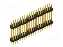 Connector: pin strips; pin header; male; PIN: 36; 2mm; THT; 2x18