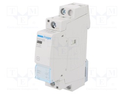 Contactor: 1-pole installation; 25A; 230VAC; NO; DIN; -10÷50°C