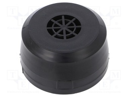 Enclosure: for alarms; Z: 52mm; ABS; black; Ø: 30mm
