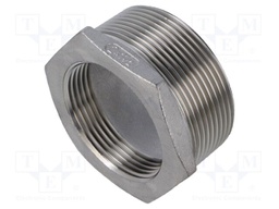 Male-female,reductive; max.10.5bar; 1.4408 stainless steel