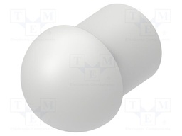 Stopper; polyamide; light grey; L: 13mm; -20÷100°C; Entrelec