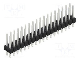 Connector: pin strips; pin header; male; PIN: 36; 2.54mm; THT; 2x18