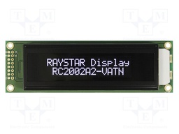Display: LCD; alphanumeric; VA Negative; 20x2; 115x36x13.9mm; LED