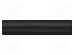 Connector: adapter; 4mm banana; black; 70VDC; 16A; 45mm; -10÷70°C
