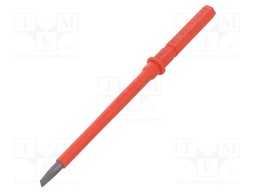 Interchangeable blade; slot; Size: 5,5x1,0mm; insulated; 154mm
