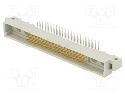 Socket; DIN 41612; type M; male; PIN: 64(60+4); THT; angled 90°