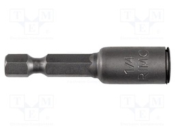 Screwdriver bit; hex socket; Socket: HEX 10mm; Overall len: 50mm