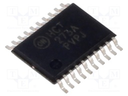 IC: digital; octal,D flip-flop; Ch: 8; CMOS,TTL; HCT; SMD; TSSOP20WB