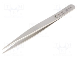 Tweezers; 120mm; for precision works; Blades: straight