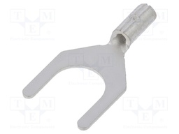 Fork terminal; M5; 0.2÷0.5mm2; crimped; for cable; non-insulated
