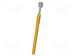 Test needle; Operational spring compression: 4mm; 8A; Ø: 2.5mm