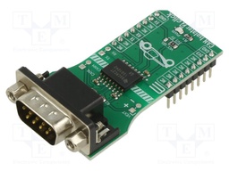 Click board; CAN,transceiver; UART; ISO1042; prototype board