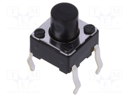Microswitch TACT; SPST; Pos: 2; 0.05A/12VDC; THT; 1N; 6x6x3.5mm; 7mm