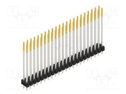 Connector: pin strips; pin header; male; PIN: 44; 2.54mm; THT; 2x22