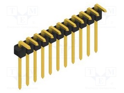 Connector: pin strips; pin header; male; PIN: 11; 2.54mm; THT; 1x11
