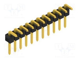 Connector: pin strips; pin header; male; PIN: 11; 2.54mm; THT; 1x11