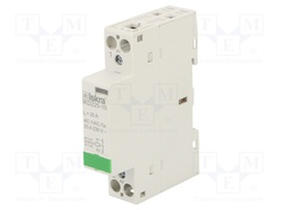 Contactor: 1-pole installation; NO; 24VAC; 24VDC; 25A; DIN; IKD