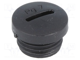 Stopper; PG7; Mat: polyamide; black