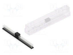 Connector: pin strips; pin header; male; PIN: 62; 2.54mm; SMT; 2x31