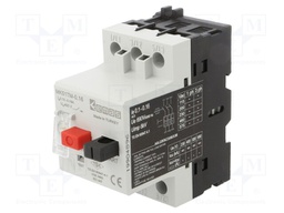Motor breaker; for DIN rail mounting; 0.1÷0.16A; IP40; -5÷40°C