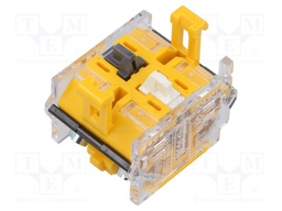 Contact block; 22mm; 04; -40÷55°C; front fixing; Contacts: NC + NO