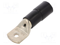 Tip: ring tube; M6; Ø: 6.5mm; 70mm2; crimped; for cable; insulated