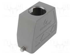 Enclosure: for HDC connectors; size D16B; for cable; for latch