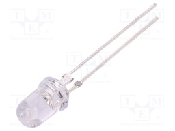 IR transmitter; 5mm; 850nm; transparent; 60mW; 15°; THT; 100mA