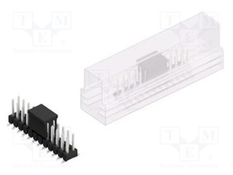 Connector: pin strips; pin header; male; PIN: 24; 2.54mm; SMT; 2x12