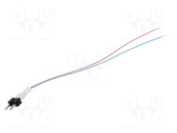 LED; white; 6500-9000K; 120°; No.of diodes: 1; 5mA; 80÷150mcd