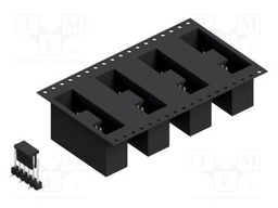 Connector: pin strips; pin header; male; PIN: 6; 2.54mm; SMT; 1x6