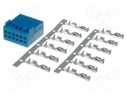 Kit; plug; Quadlock; PIN: 12; blue; Car model: VW 2011->