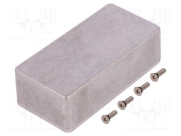 Enclosure: multipurpose; X: 50mm; Y: 100mm; Z: 31mm; 1590W; aluminium