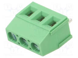 Connector: PCB terminal block; terminal; Plating: tinned; on PCBs
