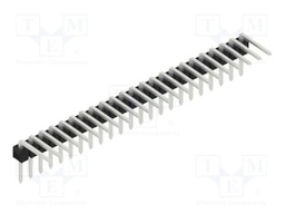 Connector: pin strips; pin header; male; PIN: 23; 2.54mm; THT; 1x23