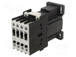 Contactor: 3-pole; NO x3; Auxiliary contacts: NO; 24VDC; 9A; CEM