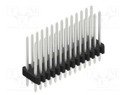 Connector: pin strips; pin header; male; PIN: 28; 1.27mm; THT; 2x14