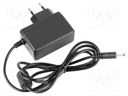 Power supply: switching; plug-in; 5VDC; 2A; Body dim: 25x75x60mm
