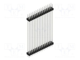 Connector: pin strips; pin header; male; PIN: 30; 2.54mm; THT; 2x15